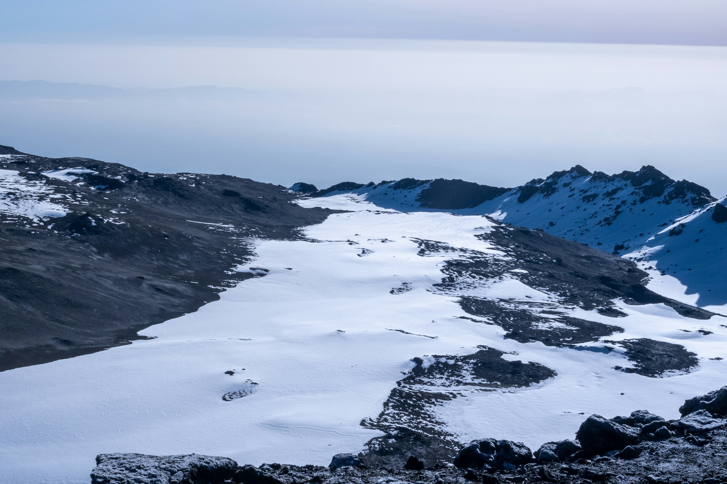 Barafu Camp (4,645 m / 15,239 ft) → Uhuru Peak (5,895 m / 19,340 ft) → Millennium Camp (3,820 m / 12,532 ft)